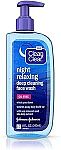 6-pack 8 fl oz Clean & Clear Night Relaxing Deep Cleaning Oil-Free Night Face Wash $16.57