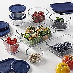 Anchor Hocking 16 Piece Glass Storage Containers $28