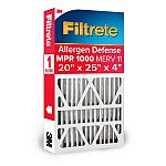 Filtrete 20x25x4 Air Filter, MPR 1000 MERV 11, Allergen Defense $13.88