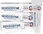 3-pack 3.4oz Sensodyne Sensitivity & Gum Sensitive Toothpaste $11 and more