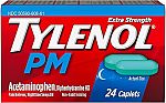 24-Count Tylenol PM Extra Strength Pain Reliever & Sleep Aid Caplets $2