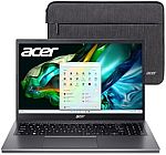 Acer Aspire 5 15 Slim 15.6" FHD Touch Laptop (i5-13420H 16GB 512GB) $399.99