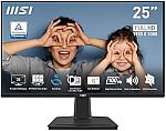 MSI Pro MP251 24.5” FHD Monitor $74.99