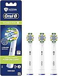 3-Count Oral-B FlossAction Electric Toothbrush Replacement Brush Heads Refill $9