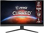 MSI G27CQ4 E2 WQHD 27" 1500R Curved Gaming Monitor $149.99