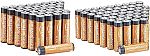 AmazonBasics Alkaline Battery Combo Pack | AA 48-Pack, AAA 36-Pack $16