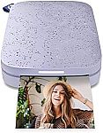 HP Sprocket Portable 2x3" Instant Photo Printer (Lilac) Print Pictures on Zink Sticky-Backed Paper $67.99