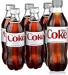 6-pack Diet Coke Soda Soft Drink 16.9 fl oz $3 and more