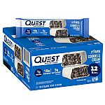 12-Count Quest Nutrition Cookies & Cream Hero Bar $16.56