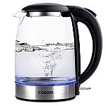 1.7L Cosori Electric Glass Kettle $14.99