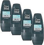 4-Pack 1.7-Oz Dove Men+Care Clean Comfort Roll on Deodorant $4.75
