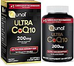 60 Count Qunol CoQ10 200mg Softgels, Ultra CoQ10 $13.26