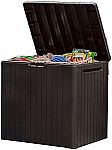 Keter City 30 Gallon Resin Deck Box $27