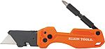 Klein Tools Folding Utility Knife w/ Driver & Phillips Bit $10