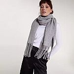 CALIA Women's Boucle Scarf with Fringe $9 and more