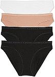4-Pk Victoria's Secret Women's Cotton Bikini Underwear $10 and more