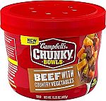 15.25-Oz Campbell's Chunky Bowls (Various Favor) $1.71