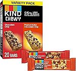 20-Ct KIND KIDS Chewy Granola Bars Chocolate Chip and Peanut Butter Chocolate Chip $6.64