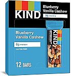 12 Count KIND Bars, Blueberry Vanilla Cashew $9.95