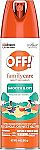 4-Oz OFF! FamilyCare Insect & Mosquito Repellent Bug Spray $3.79