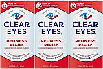 3-Pack 0.5-Oz Clear Eyes Drops $6.28