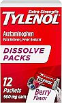 12-Pack of Tylenol Extra Strength Powder Dissolve Packs $1.61