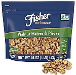 16-Oz Fisher Chef's Naturals Walnut Halves & Pieces $4.48