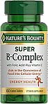 150-Ct Nature's Bounty Super B Complex with Vitamin C & Folic Acid $4.57