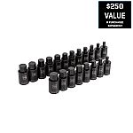 Kobalt 20-Piece 1/2-in Drive Set Hex Bit Driver Socket Set $14