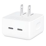 Apple Dual USB-C Port 35W Compact Power Adapter $29