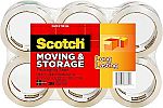 6-Count Scotch Long Lasting Storage Packing Tape (1.88 in x 54.6 yd) $13