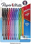 18-Ct Paper Mate InkJoy 100ST Ballpoint Pens $2.82