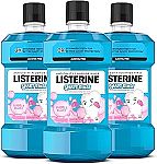 3-Pk Listerine Alcohol-Free Kids Anticavity Fluoride Mouthwash $6.84