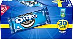 30 Count OREO Chocolate Sandwich Cookies 1.59 oz Snack Packs $7.90