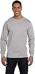 4-Pack Hanes Men's Essentials Long Sleeve T-Shirt $13.42