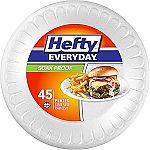 45-Ct Hefty Everyday 9 Inch Foam Plates $2.37