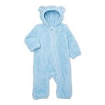 Reebok Baby Fleece Hooded Pram Suit w/ Ears (Various, 0-12M) $5