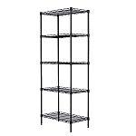 5-Tier Karl Home Freestanding Steel Storage Shelving Unit $28.10