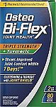 2-Ct 80 Tablets Osteo Bi-Flex Triple Strength Glucosamine with Turmeric $13.71