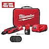 Milwaukee M12 12V Cordless Brushless Rotary Tool + 2.0 Ah Battery and Charger $113.80