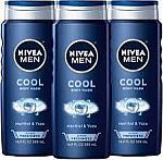 3-ct 16.9-oz Nivea Men Cool Body Wash with Icy Menthol $7.75