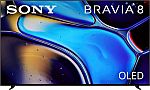 Sony 65" BRAVIA 8 OLED 4K UHD Smart Google TV $1998