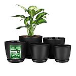 10-Pack Lifemaster Plant Pots with Multi Drainage Holes $7.66
