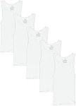 5-Pack Hanes Boys Ecosmart Cotton Tank Undershirt $6.30