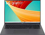 LG gram 17” WQXGA Laptop (i7-1360P 32GB  2TB SSD) $1099.99