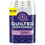 64-Ct Quilted Northern 3-Ply Ultra Plush Mega Rolls Toilet Paper + $15 Amazon Credit $52.64