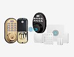 Yale Security Electronic Push Button Deadbolt $27.99 and more