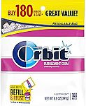 180 Pieces ORBIT Bubblemint Sugar free Gum $2.25