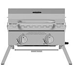 Expert Grill 2 Burner Tabletop Propane Gas Grill, Stainless Steel $60