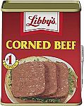 Libby's Corned Beef, Canned, 12 Oz $1.66